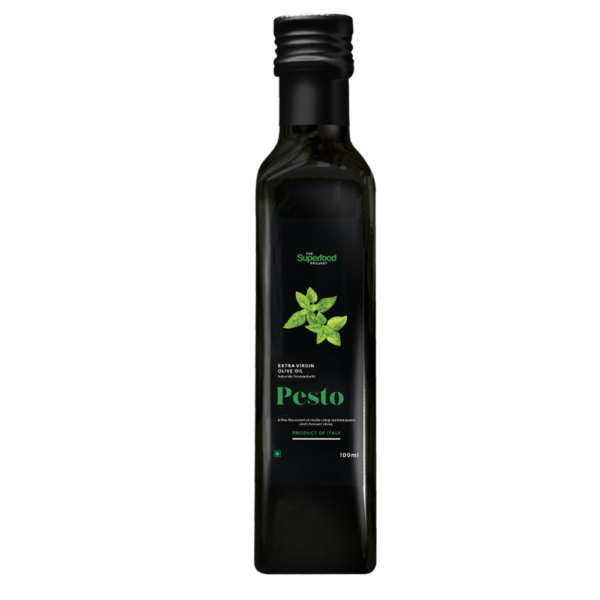 Extra virgin olive oil with “Pesto” flavour